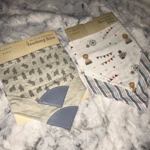 2 NWT Bandana Bibs